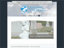 Tablet Screenshot of gravesite-guardians.com